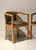 Vintage Danish Modern Oak Barrel Back Chairs | Scandinavian Lounge Armchairs Pair For Sale - Image 4 of 10