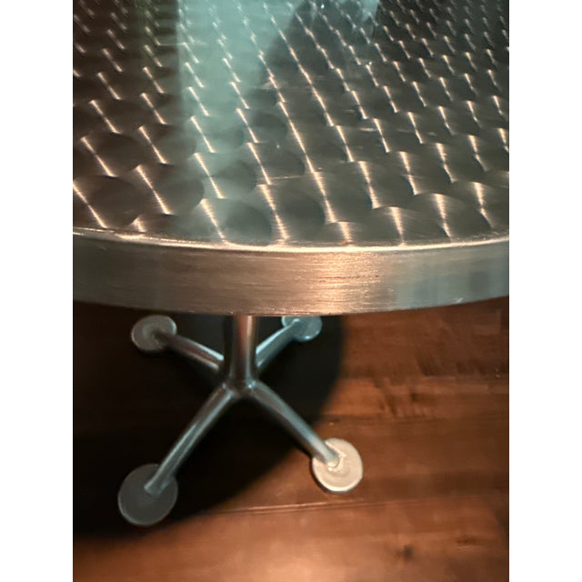 Mid-Century Modern Knoll Pensi Bistro Bar Table 1980’s Design Amat 3 For Sale - Image 3 of 8