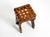 Mid-Century Modern Vintage Oak Stool with Seat in Leather Straps, 1940s For Sale - Image 3 of 18