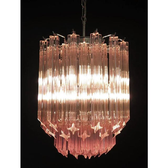 Quadriedri Glass Chandeliers, Murano, Set of 3 For Sale - Image 9 of 11