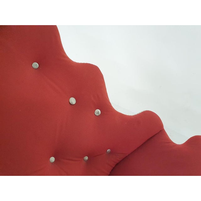 Asymmetrical Lounge Chair, 1980s For Sale - Image 15 of 18