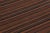 1960s Vintage Palas Bidjar Square Kilim in Brown & Red With Bold Stripes - Rug & Kilim For Sale - Image 5 of 10