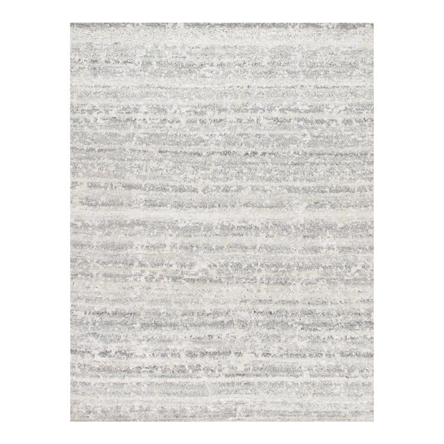 Pasargad Home Vogue Silver Wool Area Rug-10' 0" X 13'10" For Sale