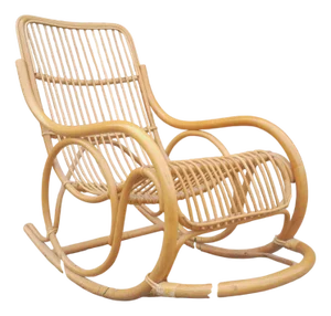 Vintage Rattan Rocking Chair