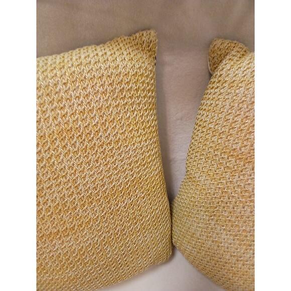 2 Pillow Set Tommy Bahama Tropical Leaf Throw 16 X 16 Indoor Outdoor Blue Green For Sale In San Diego - Image 6 of 13