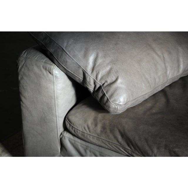 Restoration Hardware Leather Cloud Modular LSectional Chairish