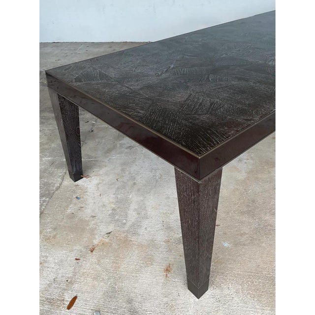 Vintage Monumental 15 Ft Cerused Wood Dining Table For Sale - Image 15 of 16