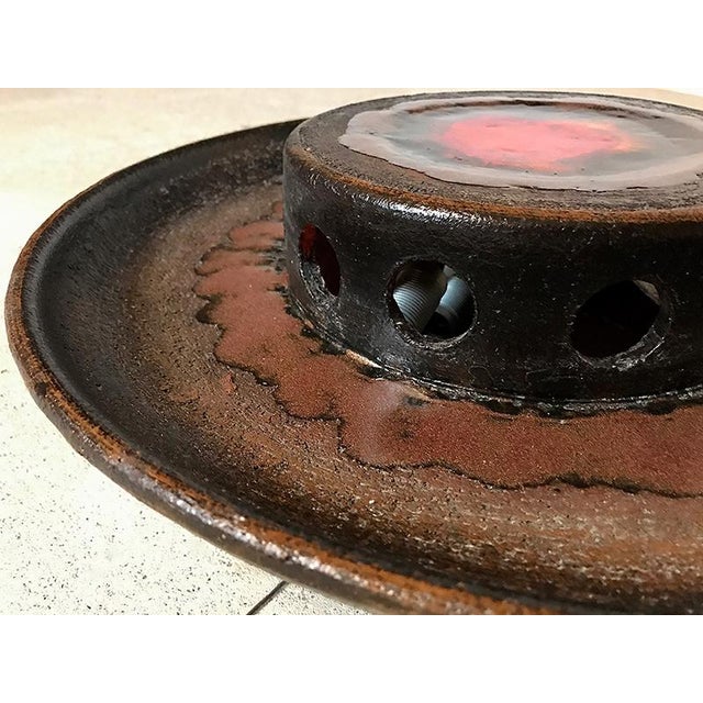 Large Scandinavian Ceramic Wall Lights, 1960s, Set of 2 For Sale - Image 14 of 18