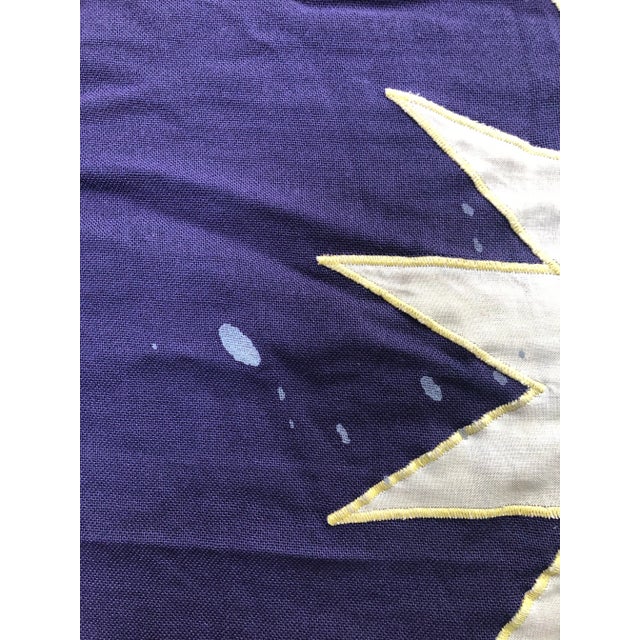 Vintage Large Nautical Cotton Flag of Maylasia For Sale - Image 4 of 11