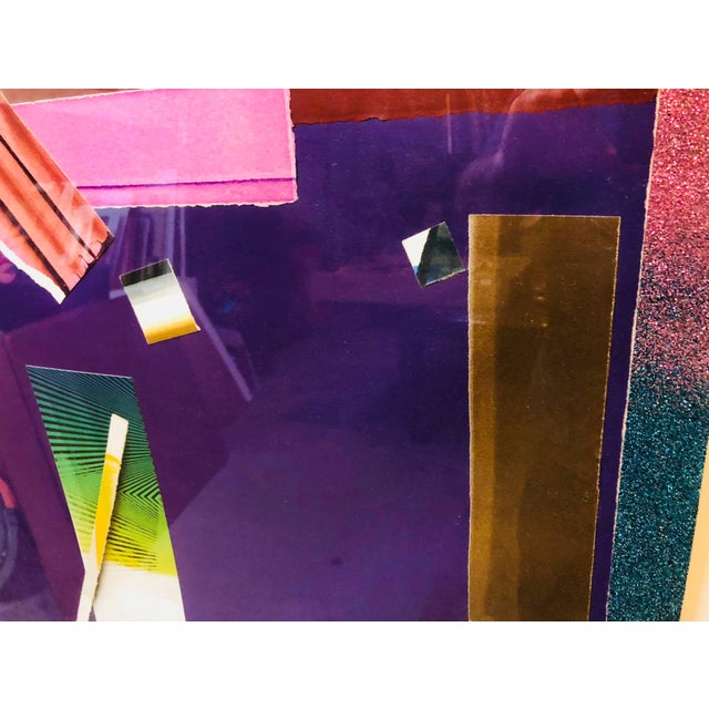 Paul Sarkisian, Large Assemblage Collage Monotype California Art From Styria Studios For Sale - Image 4 of 5