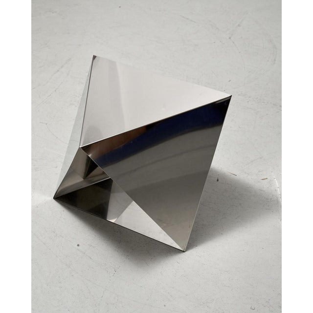 Polygon Stainless Steel Elements, 1970s, Set of 8 For Sale - Image 13 of 17