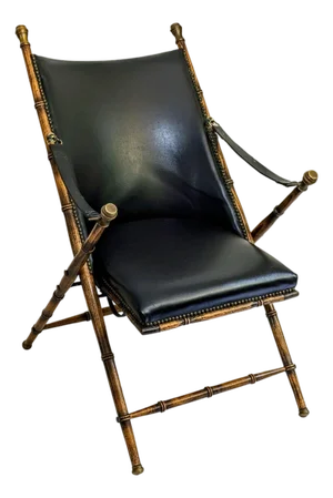 1950s Fratelli Boffi Attributed Campaign Chair