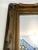 Metal 53" Antique Gesso Mirror C. 1900 For Sale - Image 7 of 12