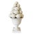 Hollywood Regency Vintage Portuguese Creamware Crackle Glaze Lemon Topiary for for Great City Traders San Francisco For Sale - Image 3 of 13