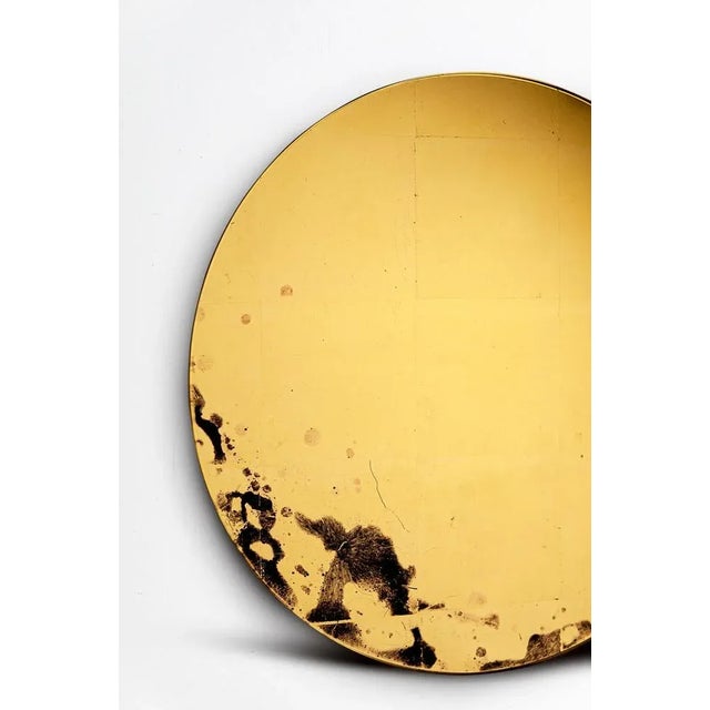 Gold Orb Mirror by Nów For Sale - Image 4 of 6
