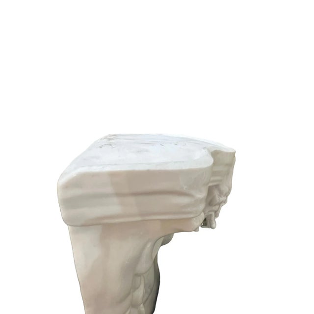 Early 20th Century French Ceramic Gargoyle Wall Sconce For Sale - Image 11 of 11