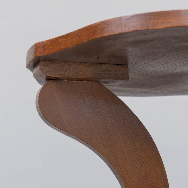 1940s French Carved Wood Gueridon Table For Sale - Image 11 of 12