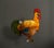Paper lantern as a rooster, made in West Germany from the 60s. Rare lantern as a rooster figure, in the middle below, with...