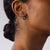 Late 19th Century Late 19th Century Pair of Victorian Diamond 14k Rose Gold and Silver Drop Earrings For Sale - Image 5 of 5