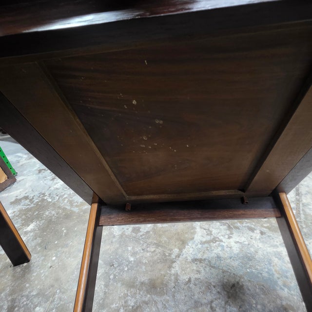 Exceptional Pair of Mid-Century Modern Zebrawood Side Tables With Contrasting Solid-Wood Joinery, Circa 1960s For Sale In Washington DC - Image 6 of 16