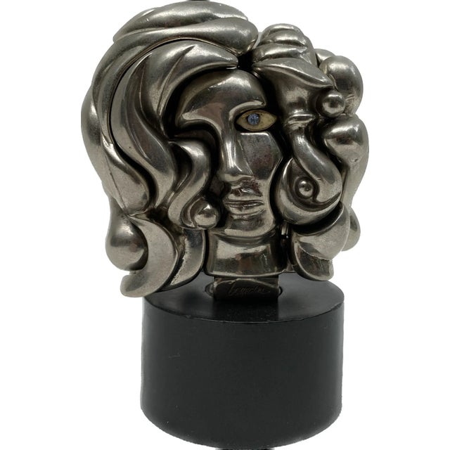 Miguel Ortiz Berrocal 1969 Portrait De Michèle Puzzle Sculpture For Sale In Miami - Image 6 of 6