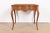 Baker Furniture French Provincial Louis XV Cherry and Burl Wood Tea Table or Occasional Side Table For Sale - Image 10 of 12
