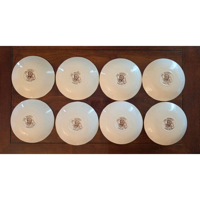 Vintage Johnson Brothers His Majesty Cup & Saucer Set England 2-Pieces For Sale - Image 10 of 13