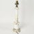 ncredible large marble (or possibly alabaster) carved column lamp. Measures ~21" tall to top of socket x 5 1/8" wide at...
