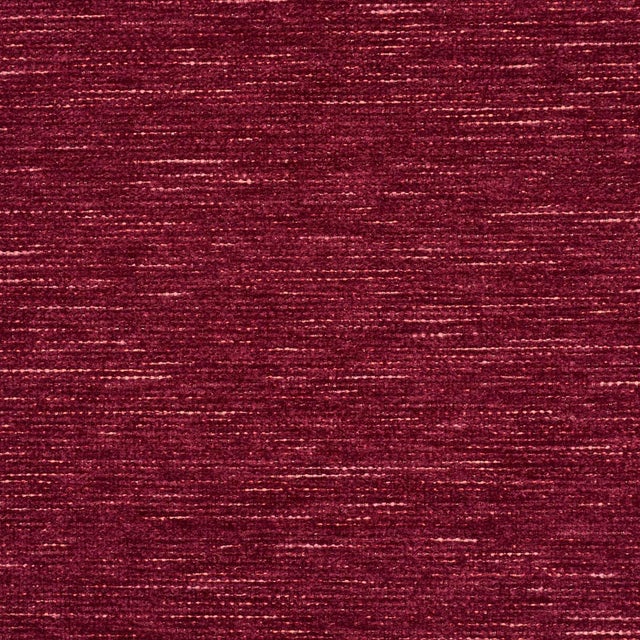 Traditional Schumacher Corbin Performance Chenille Fabric In Garnet For Sale - Image 3 of 4