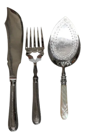 Vintage Silver Plate Serving Ware, - Set of 3