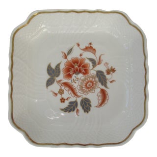 1960s Richard Ginori Scalloped Square Decorative Dish For Sale