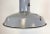 Mid-Century Modern Industrial Grey Enamel Ceiling Lamp, 1950s For Sale - Image 3 of 12