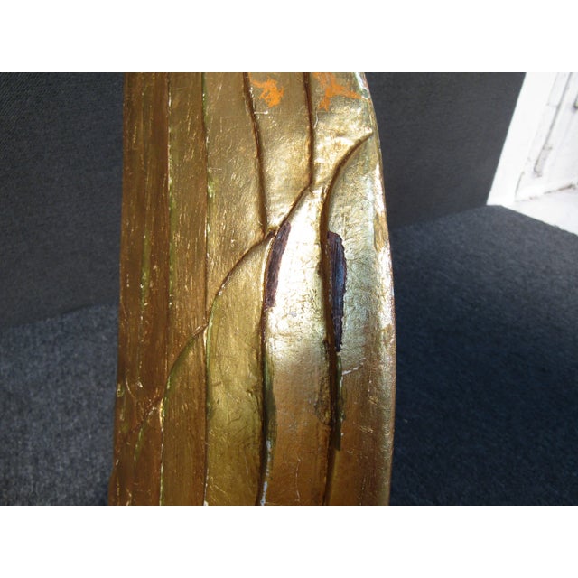 Gold Leaf Swan Sculpture For Sale - Image 10 of 12