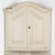 Traditional Antique White Painted Corner Cabinet Cupboard, Sweden Circa 1840-60 For Sale - Image 3 of 9