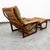 Mid Century Danish Modern Lounge Chair Lennart Bender Walnut Wood Bronze Vintage For Sale - Image 4 of 12