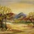 Mid 20th Century Spring Valley Plein Air Landscape in Oil on Masonite by Gibson For Sale - Image 5 of 8