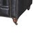 Italian Century Chesterfield Sofa - Slate Leather - 118" For Sale - Image 3 of 9