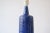 1960s Danish Table Lamp with Cobalt Blue Glaze and Lampshade from Palshus, 1960s For Sale - Image 5 of 10