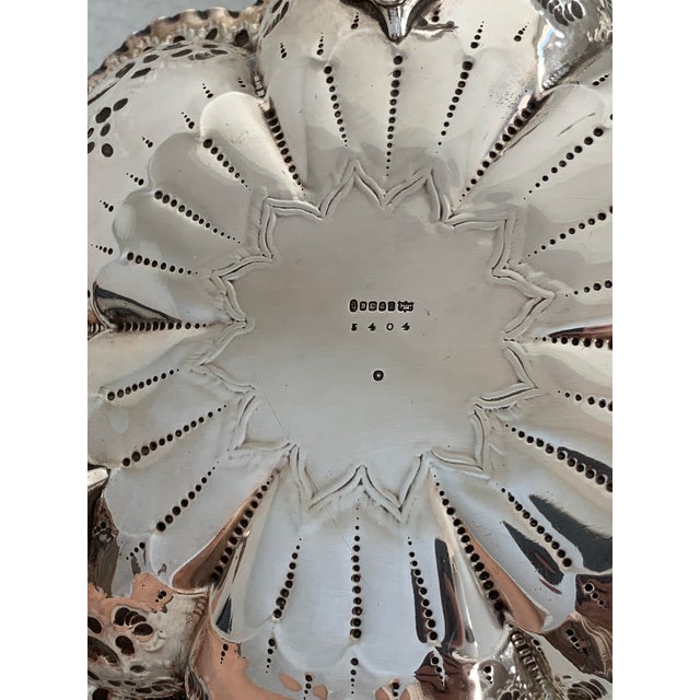 Rococo Antique Edward & John Barnard Victorian Silver Plate Rococo Footed Bowl, Circa 1860 For Sale - Image 3 of 9