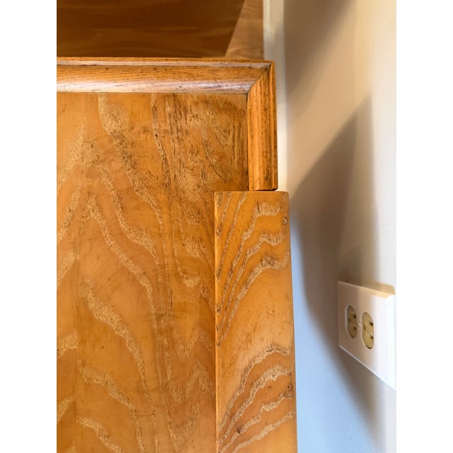 Copper Rare Mid-Century California Modern Trapezoid Bedside End Tables by Paul Laszlo for Brown Saltman - A Pair For Sale - Image 8 of 10