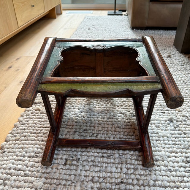 Antique Chinese Child’s Chair With Painted Details For Sale - Image 11 of 12