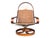 Norwegian Modern Rosewood Swivel Lounge Chair and Ottoman by Rykken & Co. For Sale - Image 9 of 17