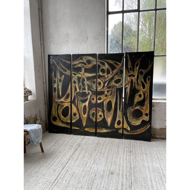 Dmitrienko, Tetraptych, 1950s, Oil on Canvas, Framed For Sale - Image 9 of 18