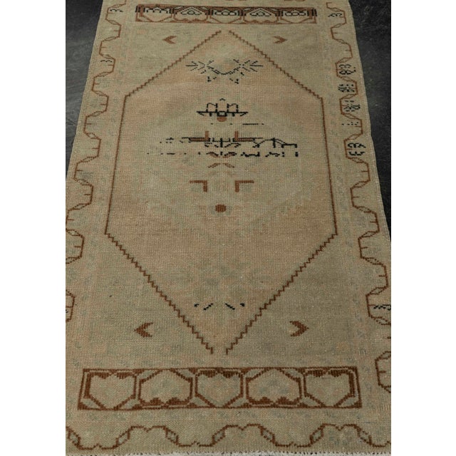 Turkish Mini Rug Oriental Hand Knotted Vintage Rug 1'10" x 3'3" #21054 Explore a curated collection of hallway runners,...