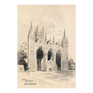1897 Peterborough Cathedral by Burke Downing