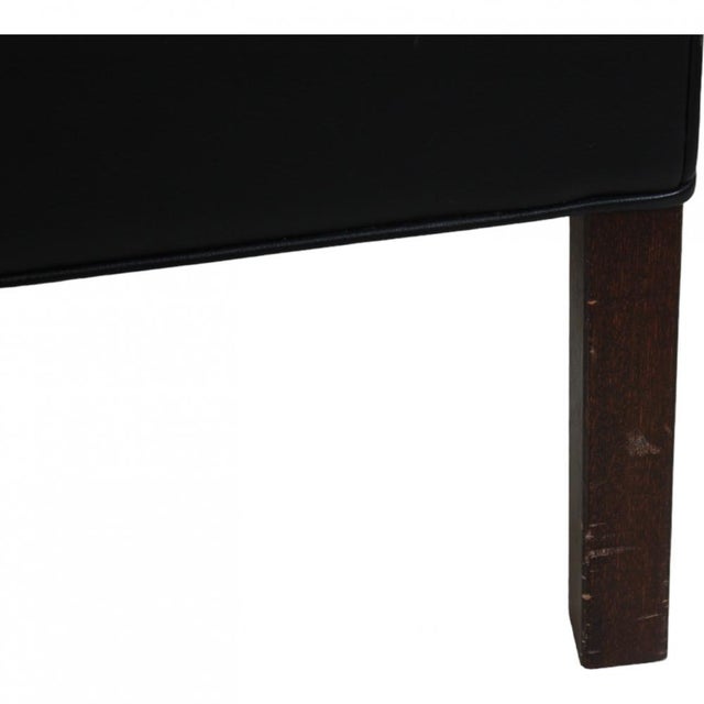 3 Seater 2209 Sofa in Black Leather by Børge Mogensen, 1990s For Sale - Image 16 of 18