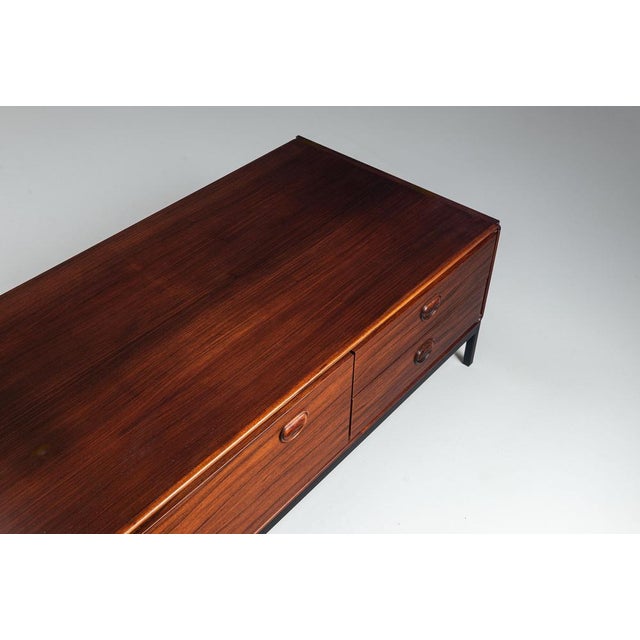 Dutch Lowboard in Rosewood by Fristho Franeker for Fristho, 1960 For Sale - Image 9 of 12