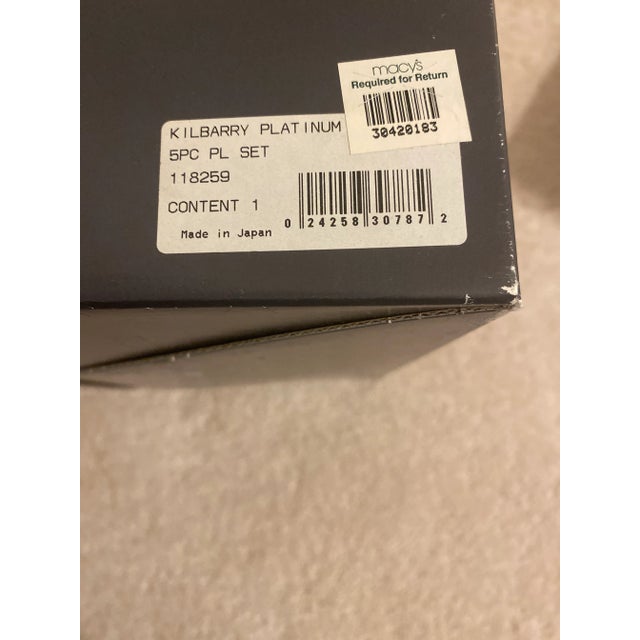 Traditional Late 20th Century Waterford Vintage Kilbarry Platinum Fine China 5 Piece Place Settings 4 Sets- 20 Pieces New in Box For Sale - Image 3 of 11
