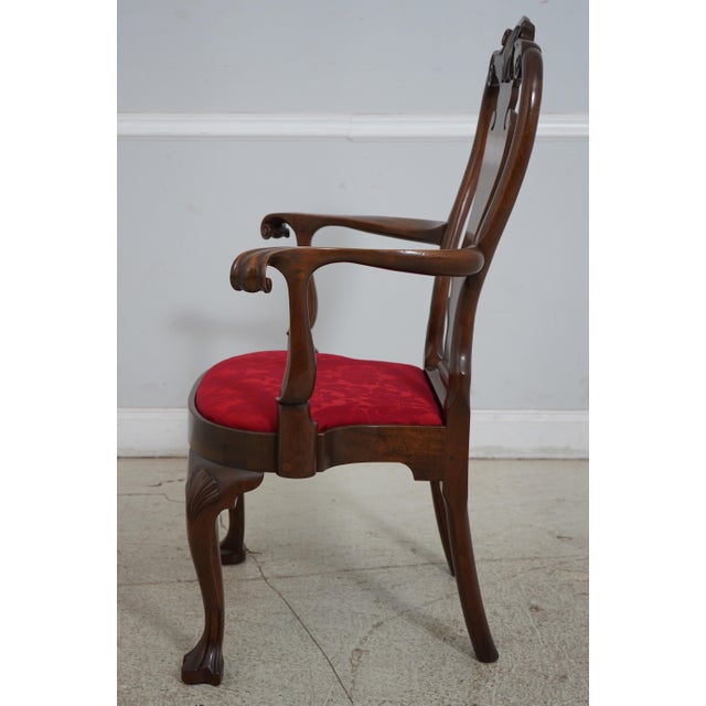 Traditional Set of 8 Kittinger Mahogany Dining Room Chairs For Sale - Image 3 of 12