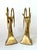 Pair of Art Deco Revival Polished Brass Gazelle/Ibex/Antelope Bookends For Sale In Denver - Image 6 of 8